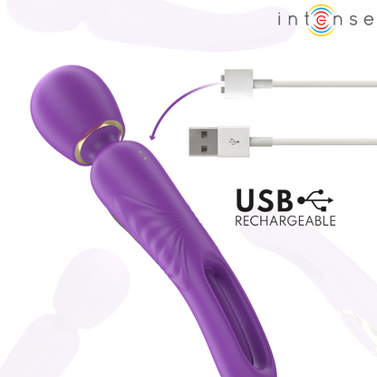 INTENSE - CHRISTY VIBRATING WAND WITH FLIPPING TONGUE - My naughty haven #