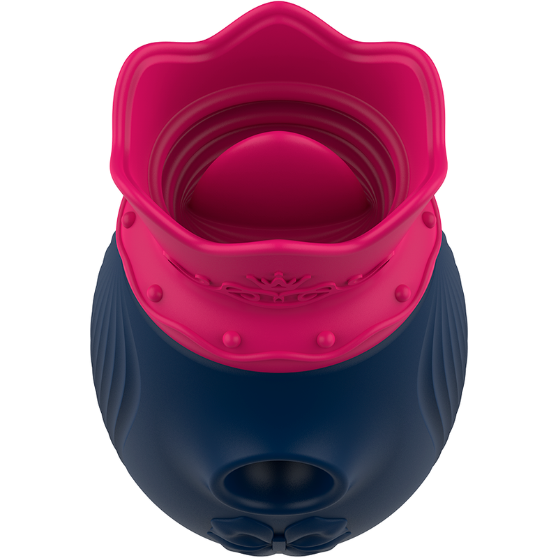 INTENSE - CLITORIS STIMULATOR 10 SUCTION AND LICKING MODES - BLUE - My naughty haven #