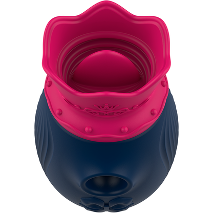 INTENSE - CLITORIS STIMULATOR 10 SUCTION AND LICKING MODES - BLUE - My naughty haven #