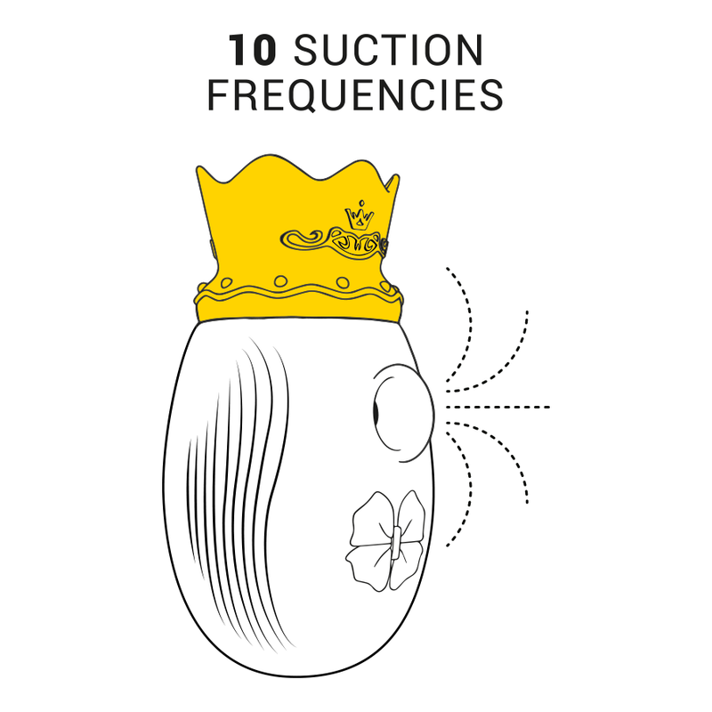 INTENSE - CLITORIS STIMULATOR 10 SUCTION AND LICKING MODES - BLUE - My naughty haven #