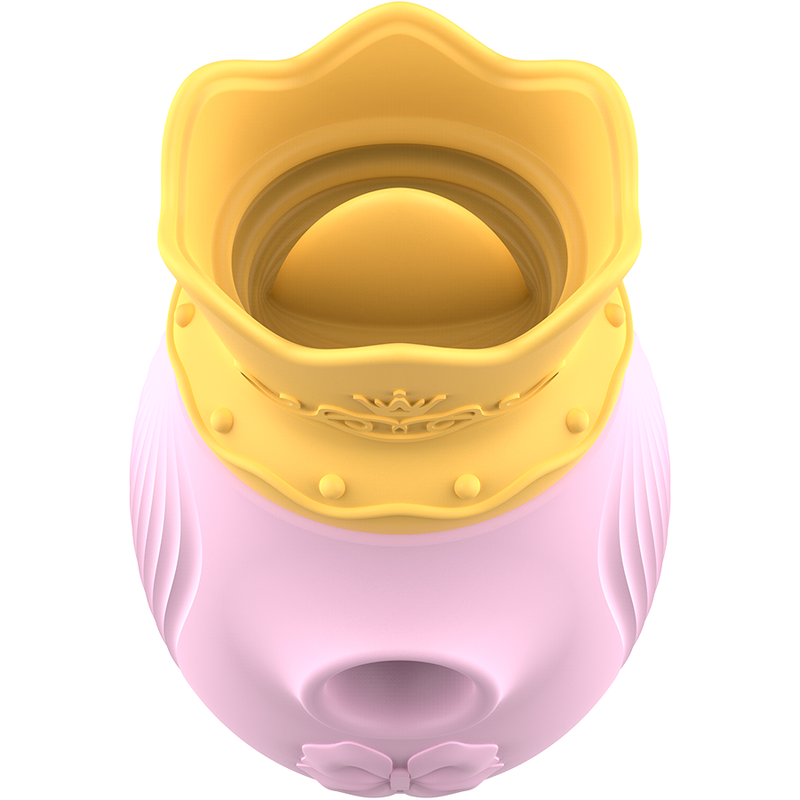 INTENSE - CLITORIS STIMULATOR 10 SUCTION AND LICKING MODES - PINK - My naughty haven #