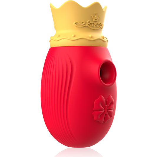 INTENSE - CLITORIS STIMULATOR 10 SUCTION AND LICKING MODES - RED - My naughty haven #