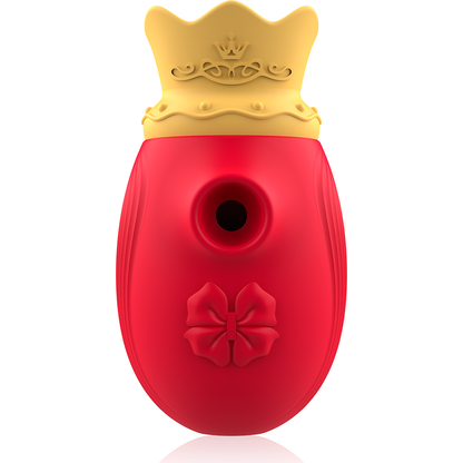 INTENSE - CLITORIS STIMULATOR 10 SUCTION AND LICKING MODES - RED - My naughty haven #