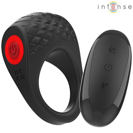 INTENSE - CLOVER VIBRATOR PENIS RING 10 VIBRATIONS BLACK - My naughty haven #