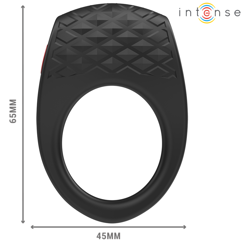 INTENSE - CLOVER VIBRATOR PENIS RING 10 VIBRATIONS BLACK - My naughty haven #