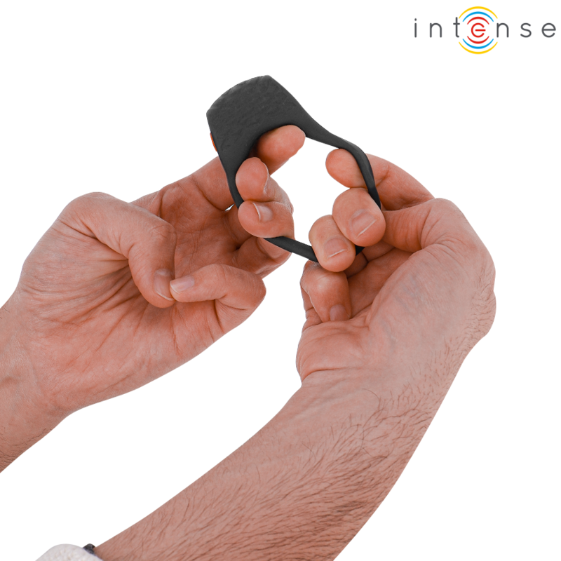 INTENSE - CLOVER VIBRATOR PENIS RING 10 VIBRATIONS BLACK - My naughty haven #