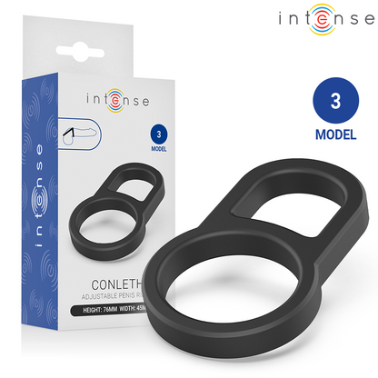 INTENSE - CONLETH ADJUSTABLE DOUBLE PENIS RING MODEL 3 - My naughty haven #