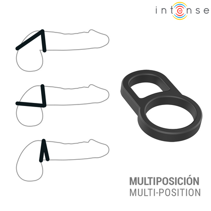INTENSE - CONLETH ADJUSTABLE DOUBLE PENIS RING MODEL 3 - My naughty haven #
