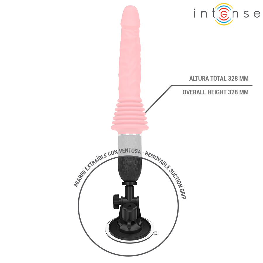 INTENSE - CYNTHIA REMOTE CONTROL THRUSTING VIBRATOR WITH HEAT - My naughty haven #