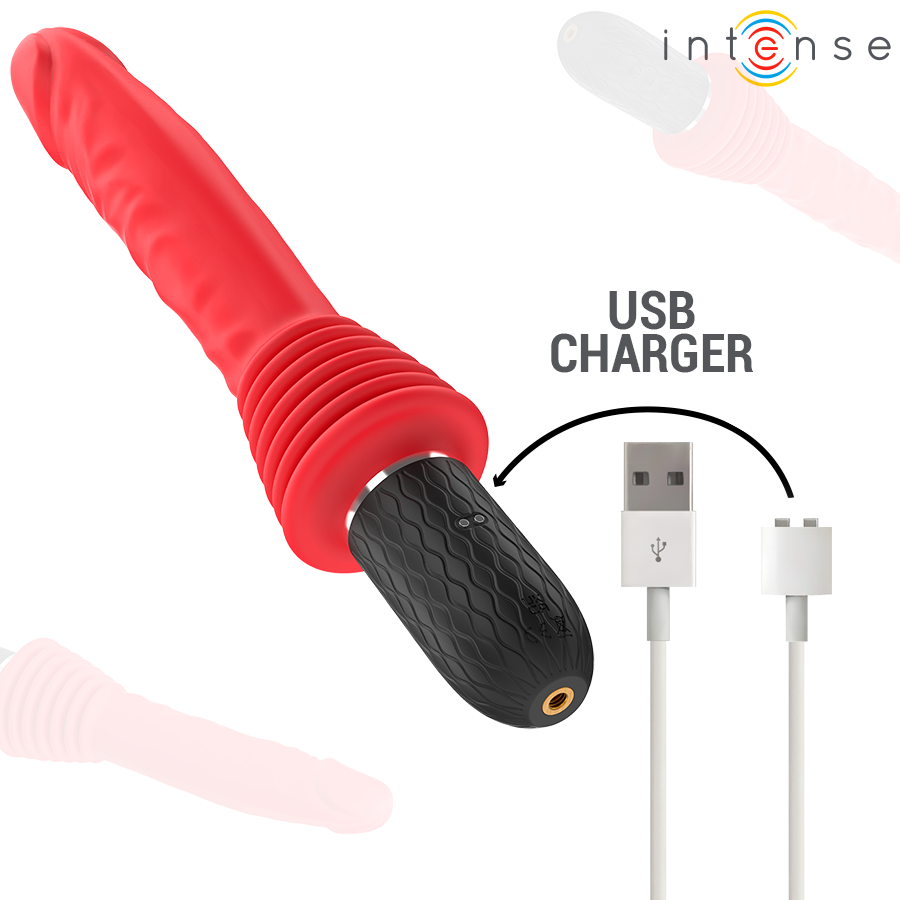 INTENSE - CYNTHIA REMOTE CONTROL THRUSTING VIBRATOR WITH HEAT - My naughty haven #