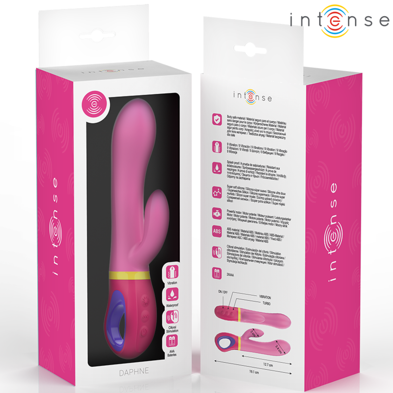 INTENSE - DAPHNE PINK RABBIT VIBRATOR - My naughty haven #