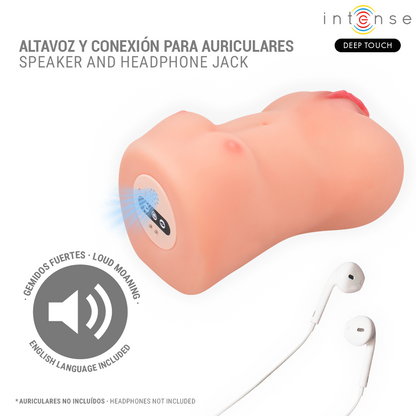 INTENSE DEEP TOUCH - CATHERINE VIBRATOR & SUCTION MASTURBATOR WITH VOICE - My naughty haven #