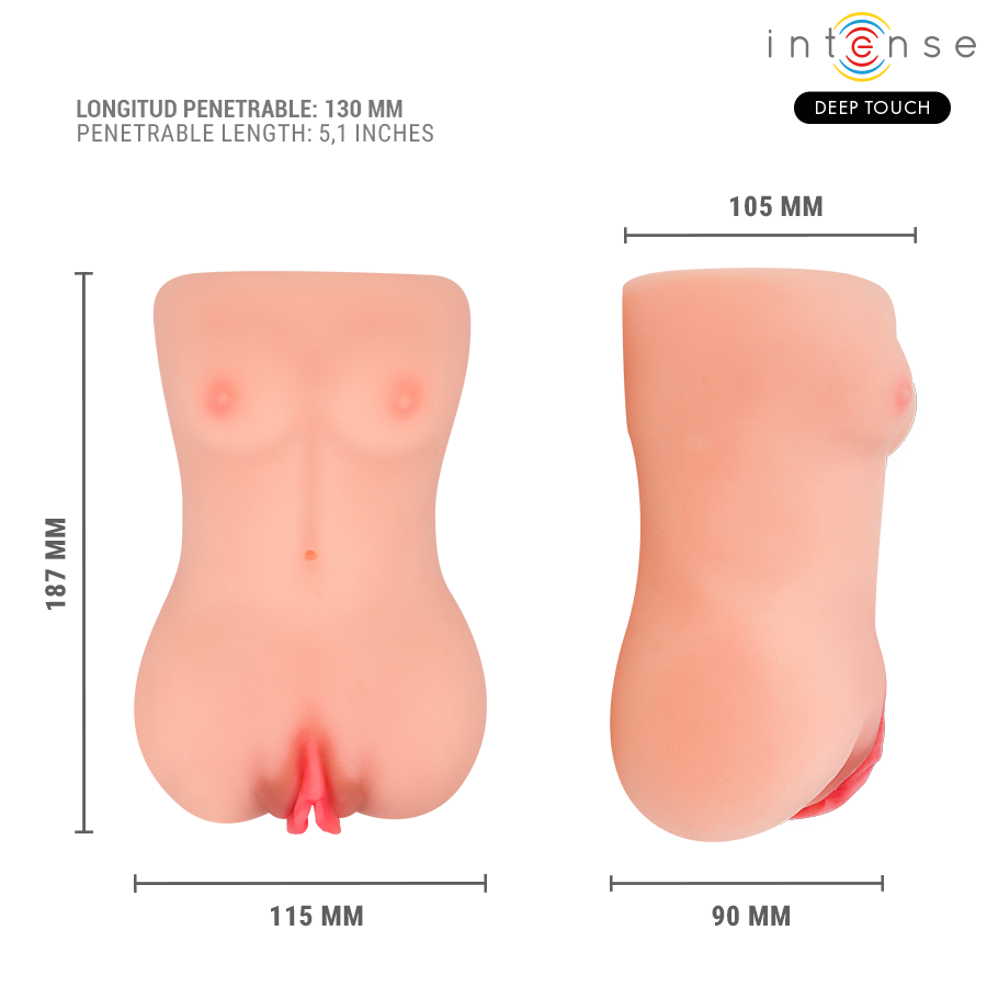 INTENSE DEEP TOUCH - CATHERINE VIBRATOR & SUCTION MASTURBATOR WITH VOICE - My naughty haven #