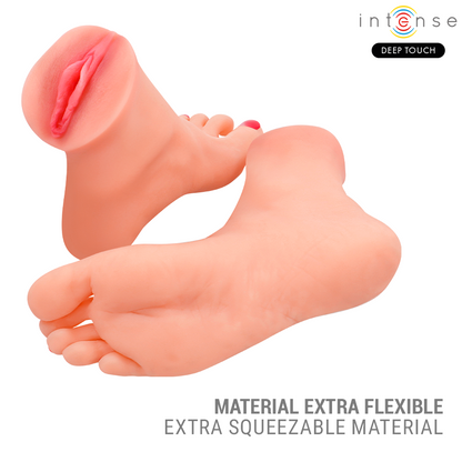 INTENSE DEEP TOUCH - GABBIE TWO-PIECE FOOT-SHAPED MASTUBADOR - My naughty haven #