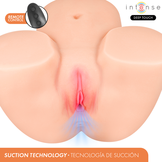 INTENSE DEEP TOUCH - GINGER VAGINAL MASTURBATOR WITH SUCTION, HEAT, VIBRATION AND VOICE EFFECTS WITH REMOTE CONTROL 5.3 KG - My naughty haven #