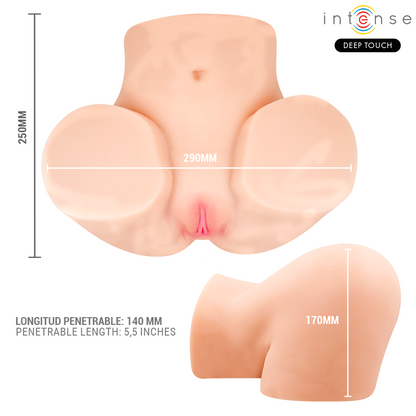 INTENSE DEEP TOUCH - GINGER VAGINAL MASTURBATOR WITH SUCTION, HEAT, VIBRATION AND VOICE EFFECTS WITH REMOTE CONTROL 5.3 KG - My naughty haven #