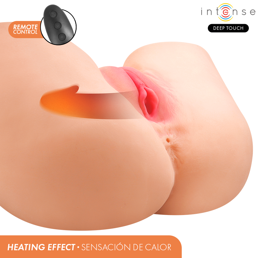 INTENSE DEEP TOUCH - JULIA VAGINAL MASTURBATOR WITH SUCTION, HEAT, VIBRATION AND VOICE EFFECTS WITH REMOTE CONTROL 9 KG - My naughty haven #