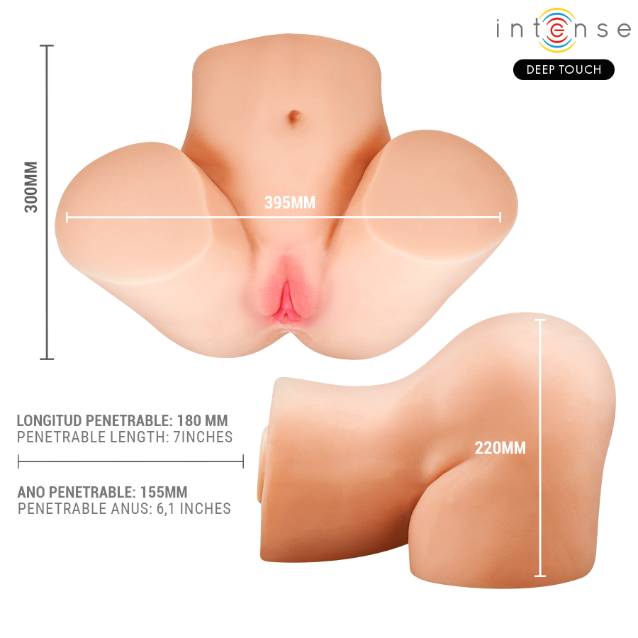 INTENSE DEEP TOUCH - JULIA VAGINAL MASTURBATOR WITH SUCTION, HEAT, VIBRATION AND VOICE EFFECTS WITH REMOTE CONTROL 9 KG - My naughty haven #