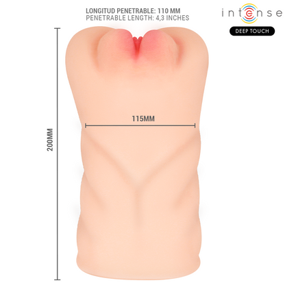INTENSE DEEP TOUCH - KRISTA VAGINAL MASTURBATOR WITH SUCTION, VIBRATION AND VOICE EFFECT 1.2 KG - My naughty haven #