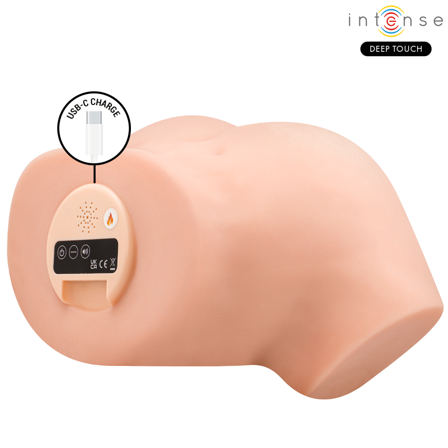 INTENSE DEEP TOUCH - NICOLE VAGINAL MASTURBATOR WITH SUCTION, HEAT, VIBRATION AND VOICE EFFECTS WITH REMOTE CONTROL 5.3 KG - My naughty haven #