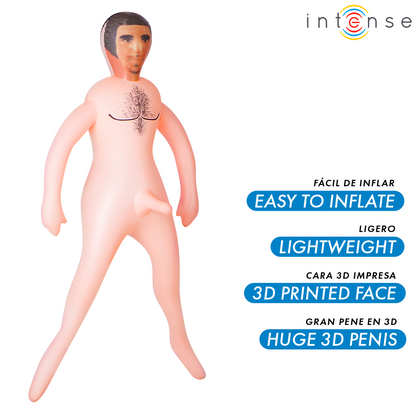INTENSE DOLLS - ANTHONY INFLATABLE DOLL WITH 3D PENIS - My naughty haven #