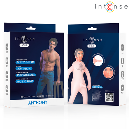 INTENSE DOLLS - ANTHONY INFLATABLE DOLL WITH 3D PENIS - My naughty haven #