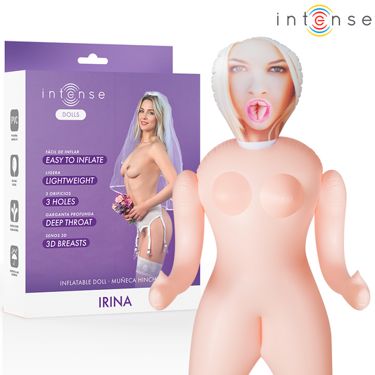 INTENSE DOLLS - IRINA INFLATABLE DOLL WITH THREE ORIFICES - My naughty haven #