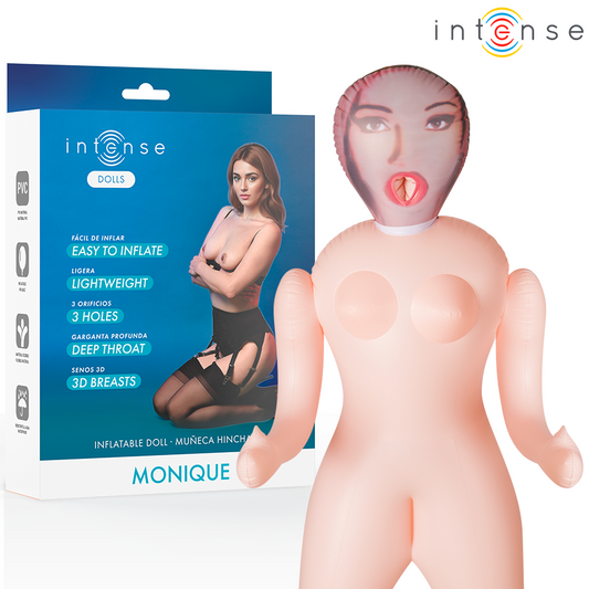 INTENSE DOLLS - MONIQUE INFLATABLE DOLL WITH THREE ORIFICES - My naughty haven #
