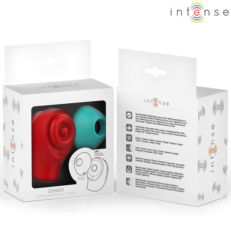 INTENSE - DONNIE CLITORAL STIMULATOR RED/GREEN - My naughty haven #