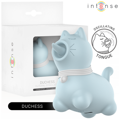 INTENSE - DUCHESS STIMULATOR WITH ROTATING TONGUE 360º BLUE - My naughty haven #