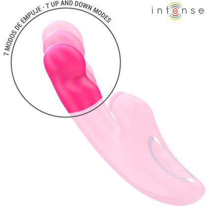 INTENSE - EMI VIBRATOR 13.5 CM MULTIFUNCTION 3 IN 1 10 VIBRATIONS PINK - My naughty haven #