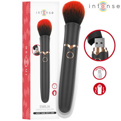INTENSE - EMILIA VIBRATING BRUSH 10 VIBRATIONS 16 CM - My naughty haven #