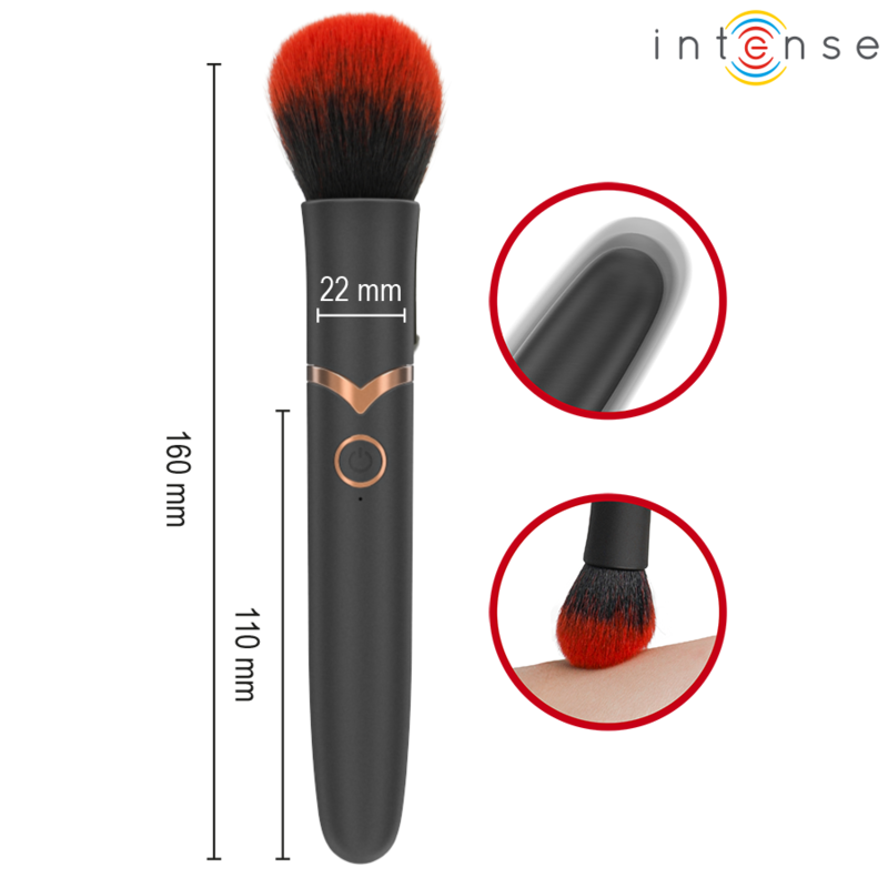 INTENSE - EMILIA VIBRATING BRUSH 10 VIBRATIONS 16 CM - My naughty haven #
