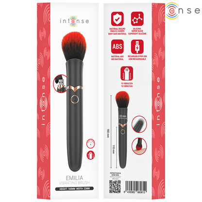 INTENSE - EMILIA VIBRATING BRUSH 10 VIBRATIONS 16 CM - My naughty haven #