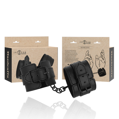 INTENSE - FETISH VEGAN LEATHER HANDCUFFS - My naughty haven #