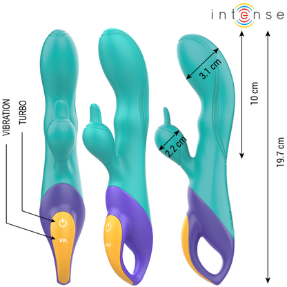 INTENSE - FRED RABBIT VIBRATOR BLUE - My naughty haven #