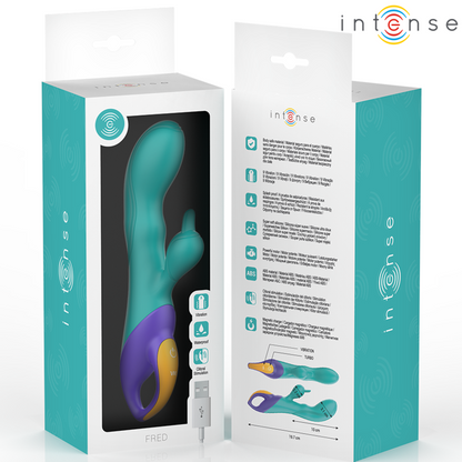 INTENSE - FRED RABBIT VIBRATOR BLUE - My naughty haven #