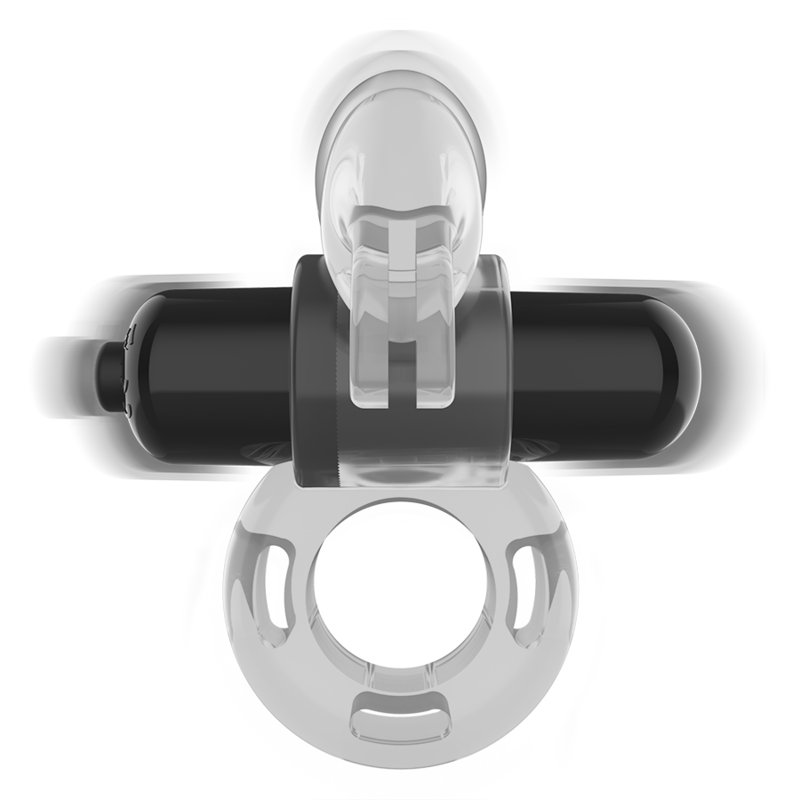 INTENSE - FRY TRANSPARENT VIBRATING RING - My naughty haven #