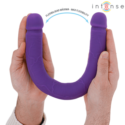 INTENSE - GUNTER DILDO DOUBLE VIBRATOR 40 CM PURPLE REMOTE CONTROL - My naughty haven #