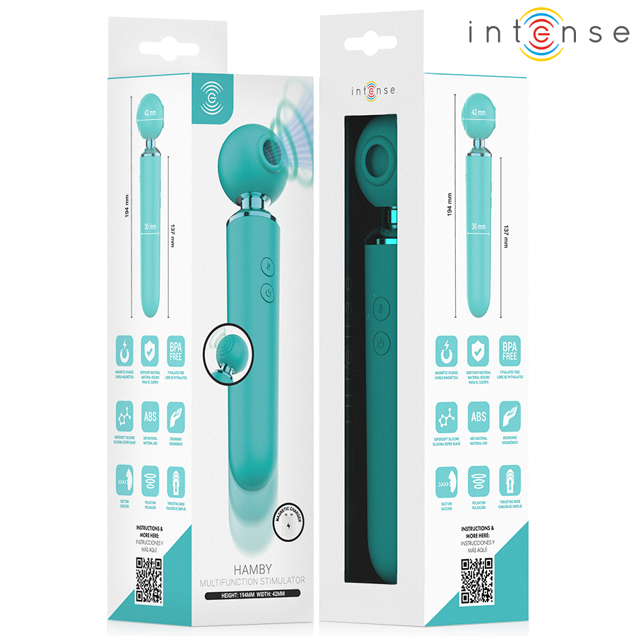 INTENSE - HAMBY MULTIFUNCTION SUCTION AND VIBRATION STIMULATOR - My naughty haven #