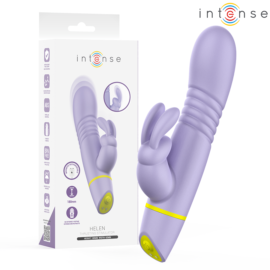 INTENSE - HELEN RABBIT STIMULATOR & THRUSTING VIBRATOR - My naughty haven #