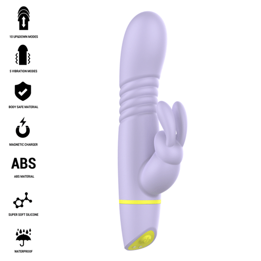 INTENSE - HELEN RABBIT STIMULATOR & THRUSTING VIBRATOR - My naughty haven #