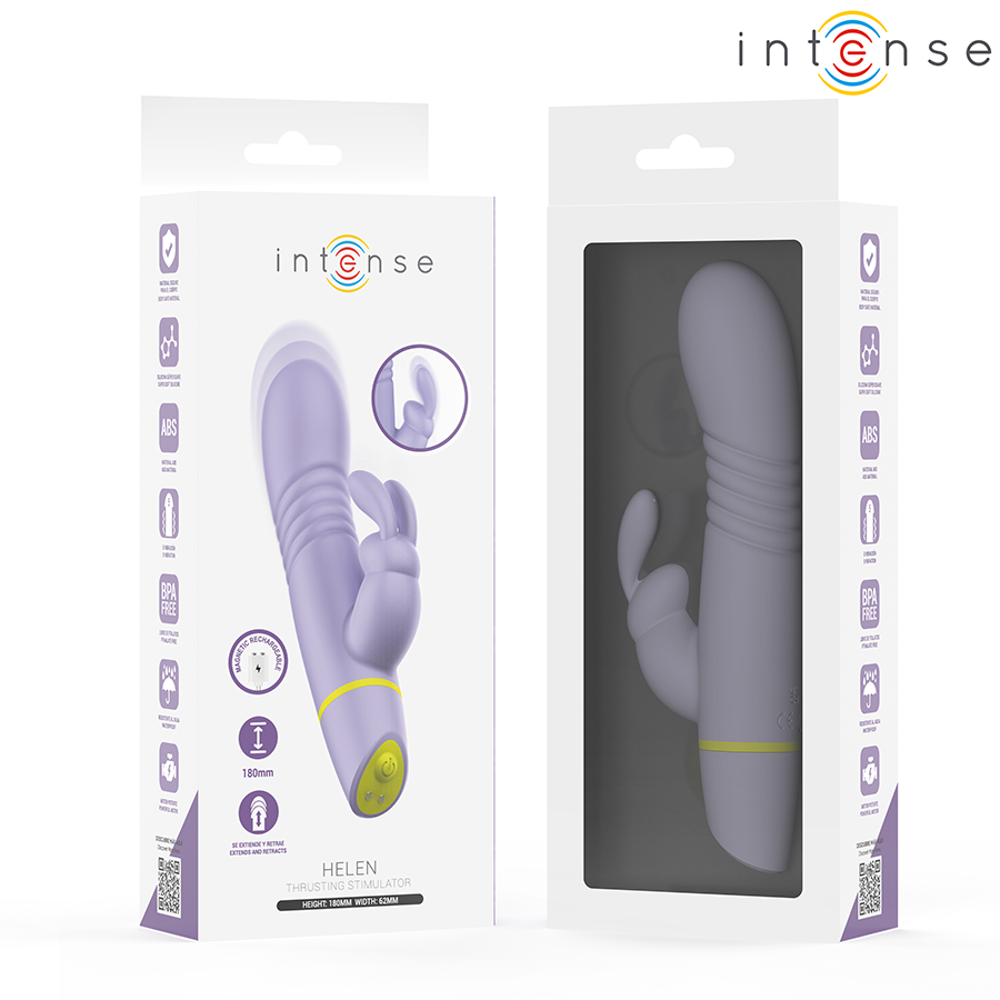 INTENSE - HELEN RABBIT STIMULATOR & THRUSTING VIBRATOR - My naughty haven #