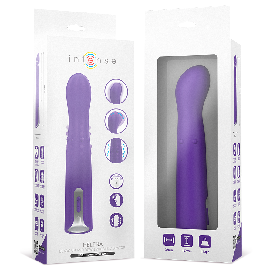 INTENSE - HELENA BEADS UP & DOWN WIGGLE VIBRATOR 13.5 CM - My naughty haven #