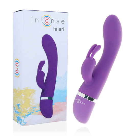 INTENSE - HILARI VIBRATOR LILAC SILICONE LUXE - My naughty haven #