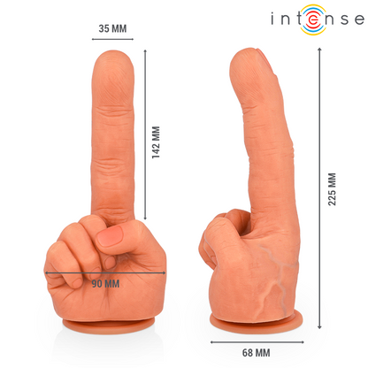 INTENSE - HUBERT G-SPOT STIMULATOR FLEXIBLE HAND 14.2 CM - My naughty haven #