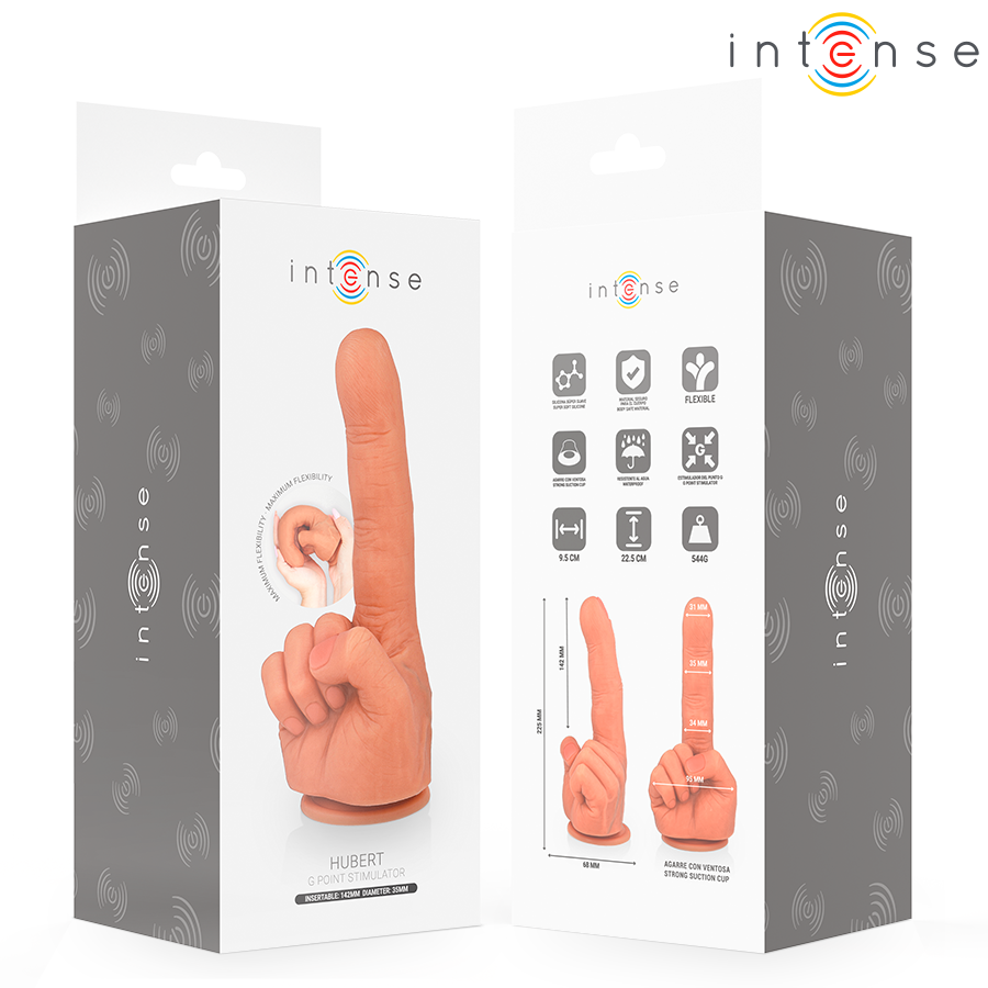 INTENSE - HUBERT G-SPOT STIMULATOR FLEXIBLE HAND 14.2 CM - My naughty haven #