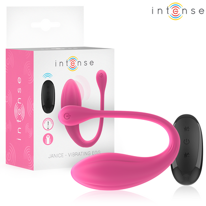 INTENSE - JANICE U VIBRATOR DOUBLE STIMULATION 10 VIBRATIONS PINK REMOTE CONTROL - My naughty haven #