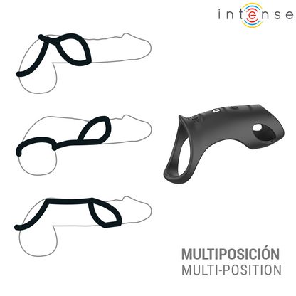 INTENSE - JEROME ADJUSTABLE VIBRATING PENIS RING MODEL 12 - My naughty haven #