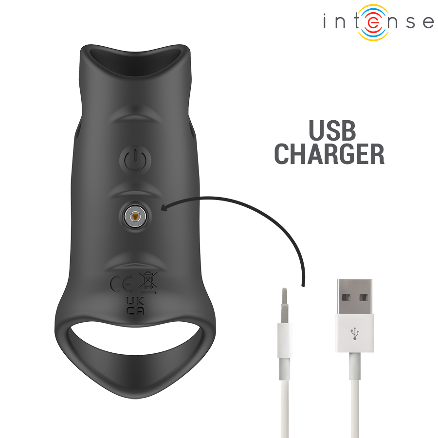 INTENSE - JEROME ADJUSTABLE VIBRATING PENIS RING MODEL 12 - My naughty haven #